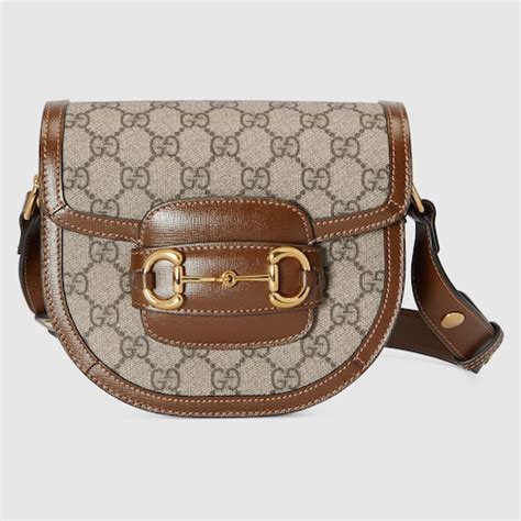 Mini borsa rotonda Gucci Horsebit 1955